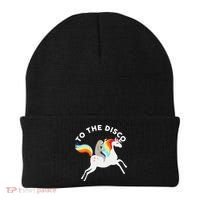 To The Disco Funny Sloth Unicorn Beanie thumb 0