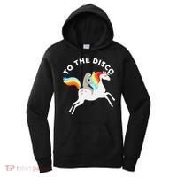 To The Disco Funny Sloth Unicorn Women's Hoodie thumb 0