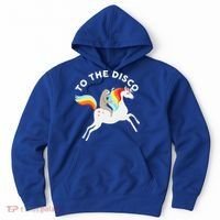 To The Disco Funny Sloth Unicorn Hoodie thumb 0