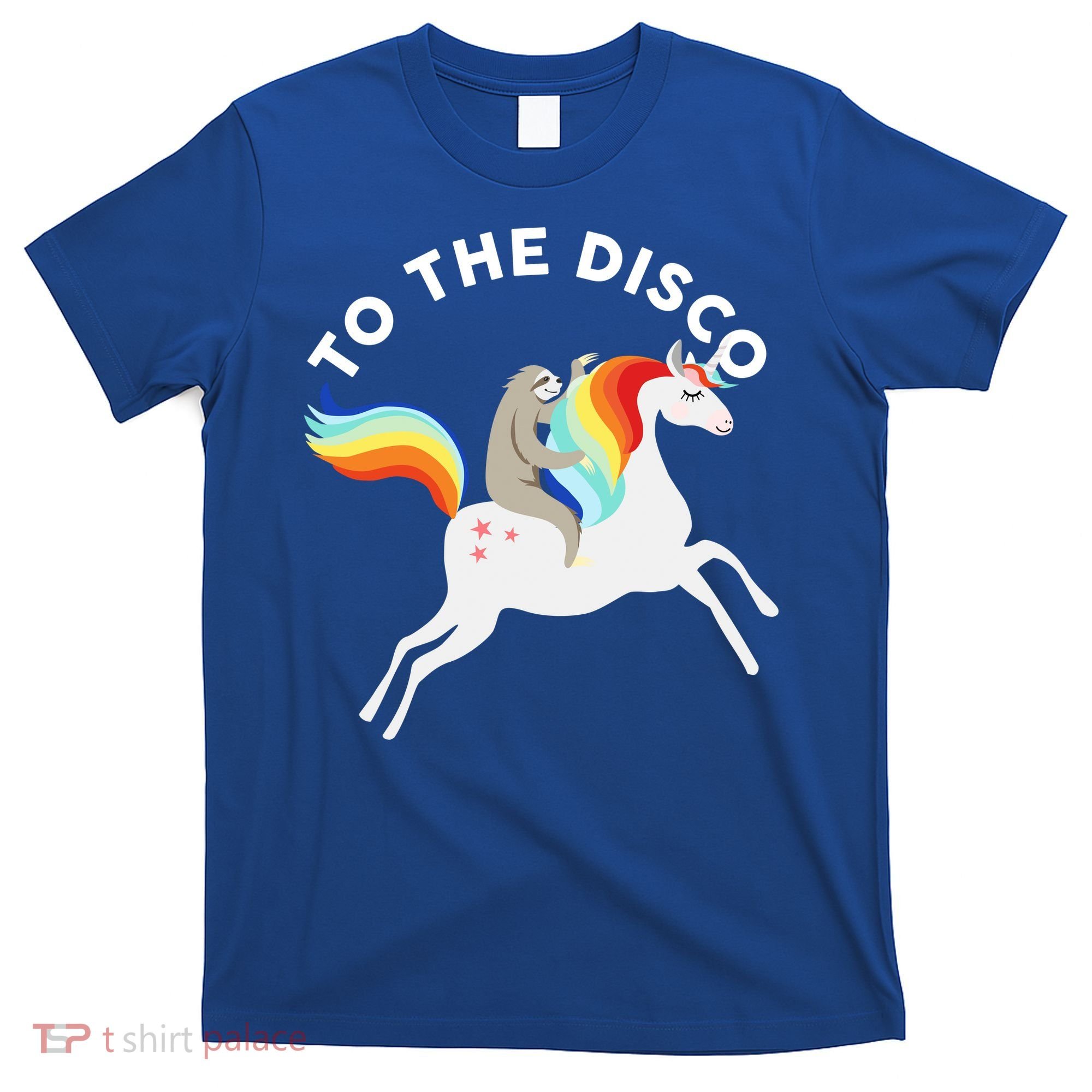 To The Disco Funny Sloth Unicorn T-Shirt