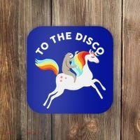 To The Disco Funny Sloth Unicorn Coaster thumb 0