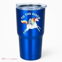 To The Disco Funny Sloth Unicorn Tumbler thumb 0