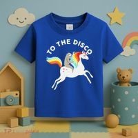 To The Disco Funny Sloth Unicorn Toddler T-Shirt thumb 3