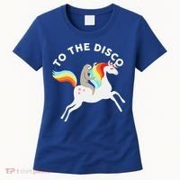 To The Disco Funny Sloth Unicorn Women's T-Shirt thumb 0