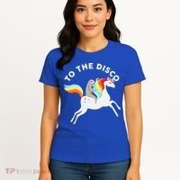 To The Disco Funny Sloth Unicorn Women's T-Shirt thumb 4