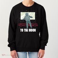 To The Moon Astronaut Movie Theatre Women's Sweatshirt thumb 0