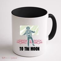 To The Moon Astronaut Movie Theatre Coffee Mug thumb 1