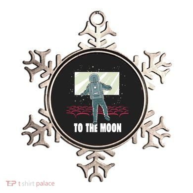 To The Moon Astronaut Movie Theatre Ornament