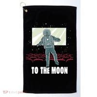 To The Moon Astronaut Movie Theatre Golf Towel thumb 0
