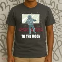 To The Moon Astronaut Movie Theatre T-Shirt thumb 3