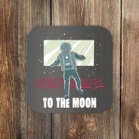 To The Moon Astronaut Movie Theatre Coaster thumb 0
