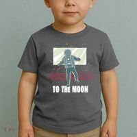 To The Moon Astronaut Movie Theatre Toddler T-Shirt thumb 2