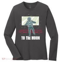 To The Moon Astronaut Movie Theatre Women's Long Sleeve Shirt thumb 0