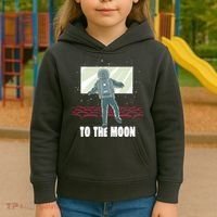 To The Moon Astronaut Movie Theatre Kids Hoodie thumb 3
