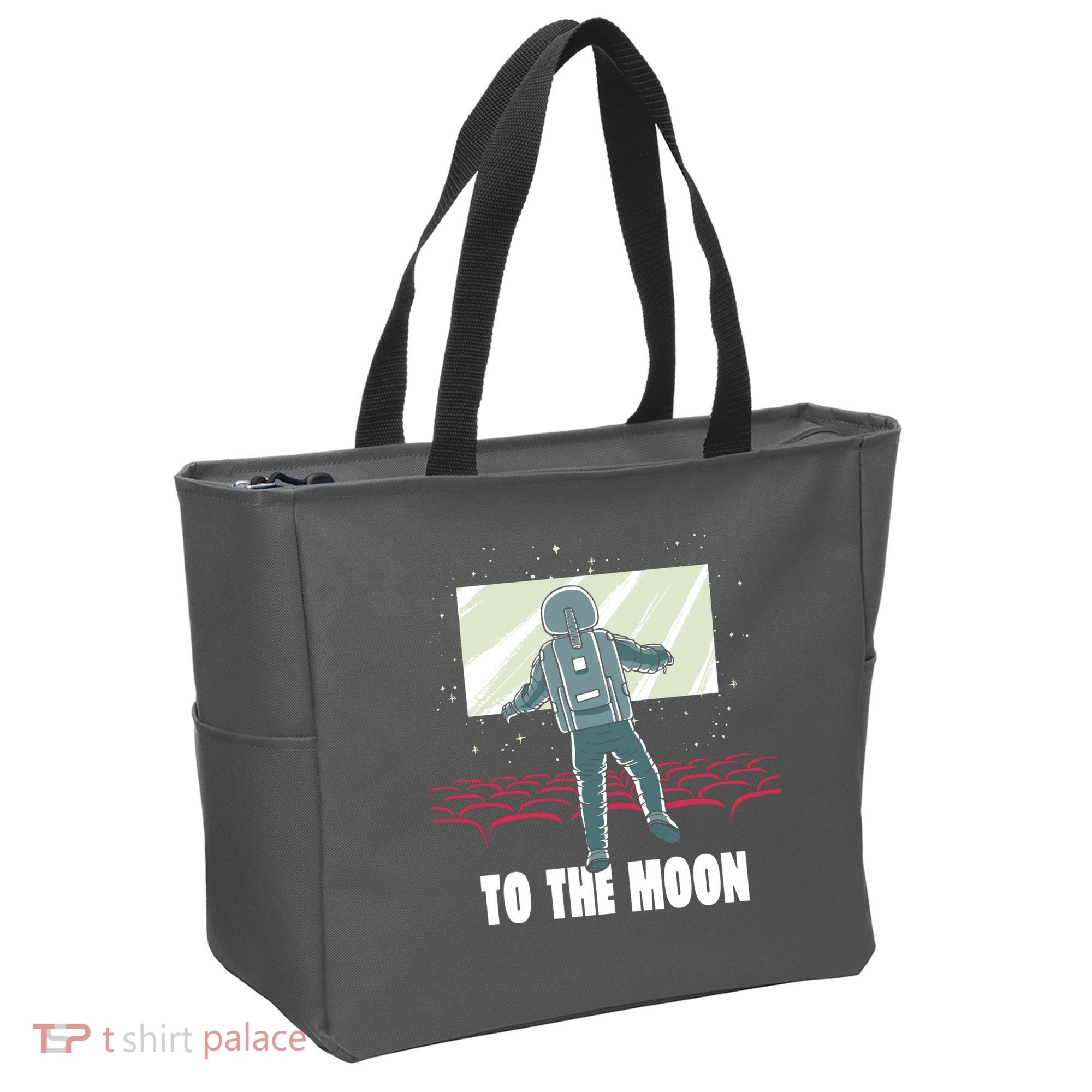 To The Moon Astronaut Movie Theatre Tote Bag