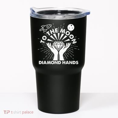 To The Moon Diamond Hands Crypto Currency Tumbler