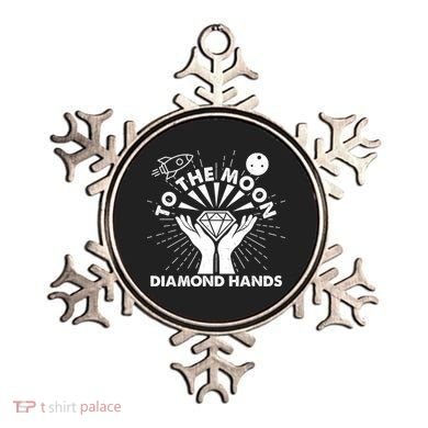 To The Moon Diamond Hands Crypto Currency Ornament