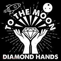 To The Moon Diamond Hands Crypto Currency Ornament thumb 1