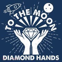 To The Moon Diamond Hands Crypto Currency Long Sleeve Shirt thumb 2