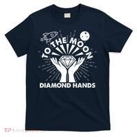 To The Moon Diamond Hands Crypto Currency T-Shirt thumb 0