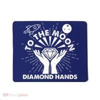To The Moon Diamond Hands Crypto Currency Mousepad thumb 0