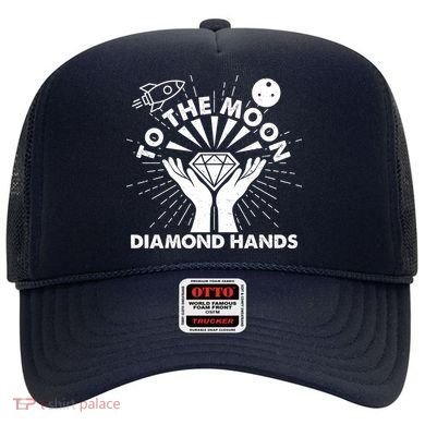 To The Moon Diamond Hands Crypto Currency Hat
