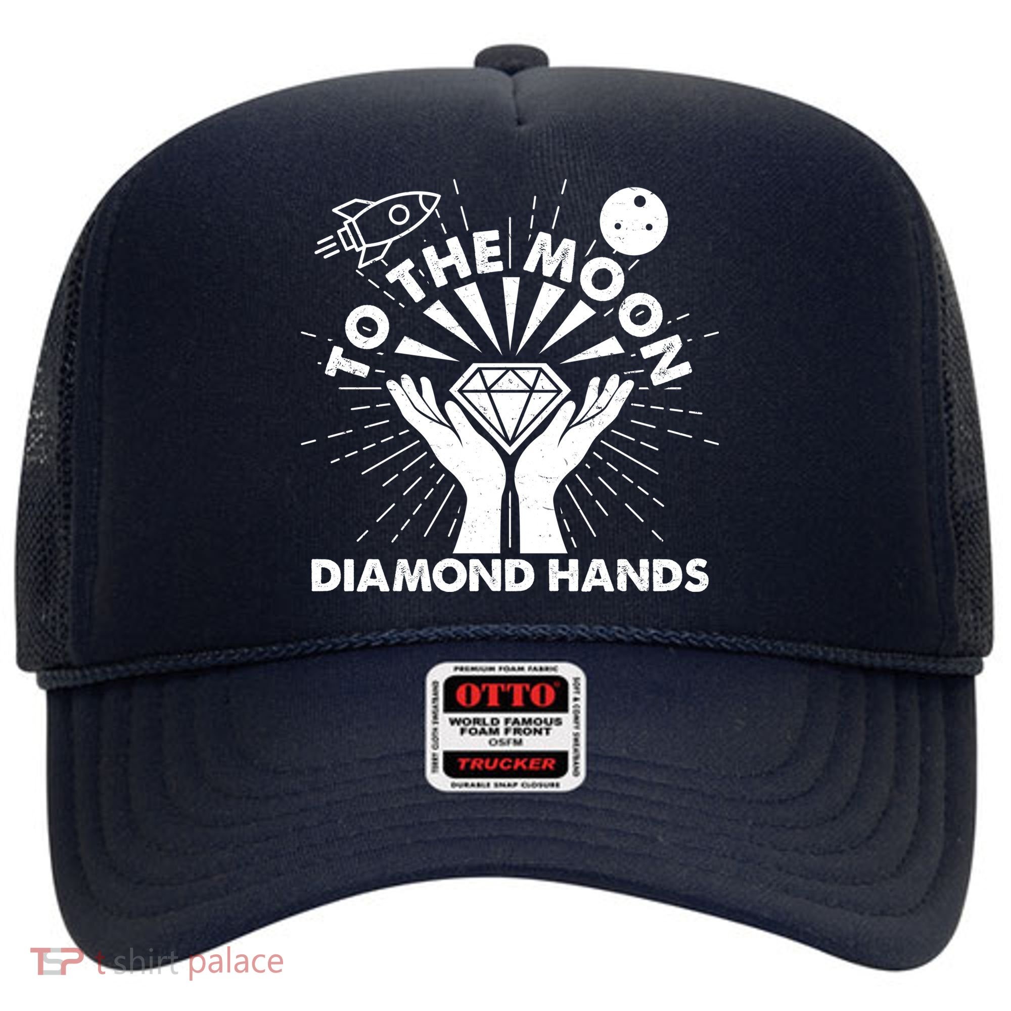 To The Moon Diamond Hands Crypto Currency Hat