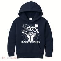 To The Moon Diamond Hands Crypto Currency Kids Hoodie thumb 0