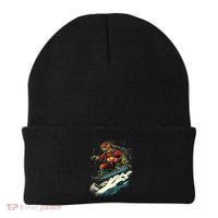 Turtle On A Snowboard Snowboarding Beanie thumb 0