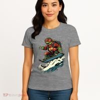 Turtle On A Snowboard Snowboarding Women's T-Shirt thumb 4