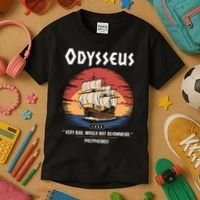 The Odysseus - Ancient Greek Mythology Meme - Odyssey  Kids T-Shirt thumb 3