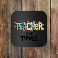 Teacher Of All Things Read Across America Reading Day Teacher Life Coaster thumb 0