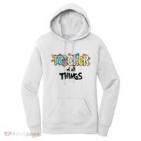 Teacher Of All Things Read Across America Reading Day Teacher Life Women's Hoodie thumb 0