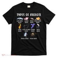 Types Of Axolotl Art Cute Different Species Of Axolotl T-Shirt thumb 0
