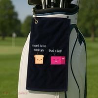 Toast And Toaster Golf Towel thumb 2