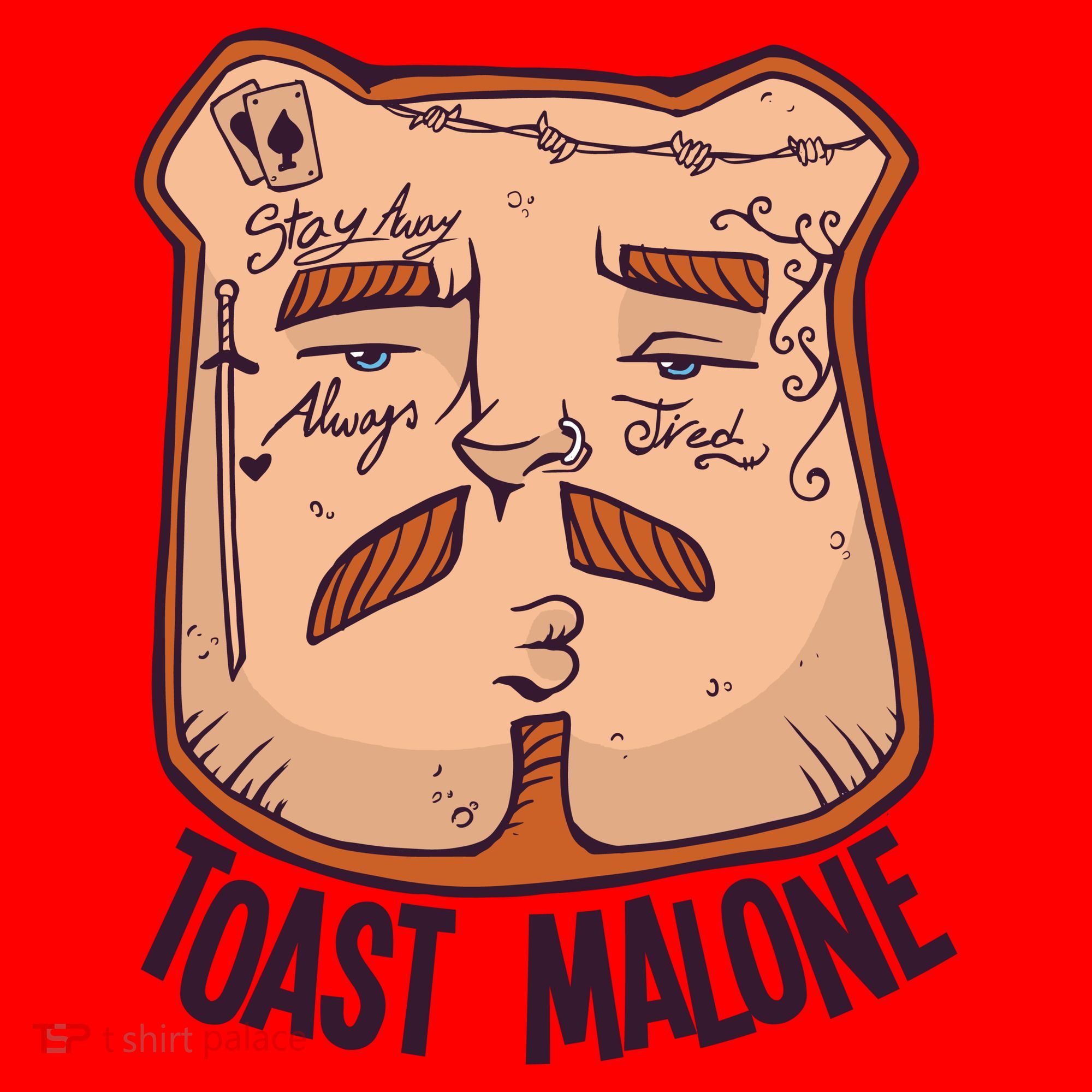 Toast Malone Santa Hat