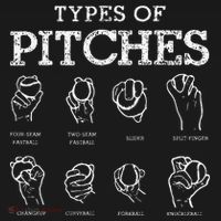 Types of Baseball Pitches Life Choices Pitcher Player T-Shirt thumb 7