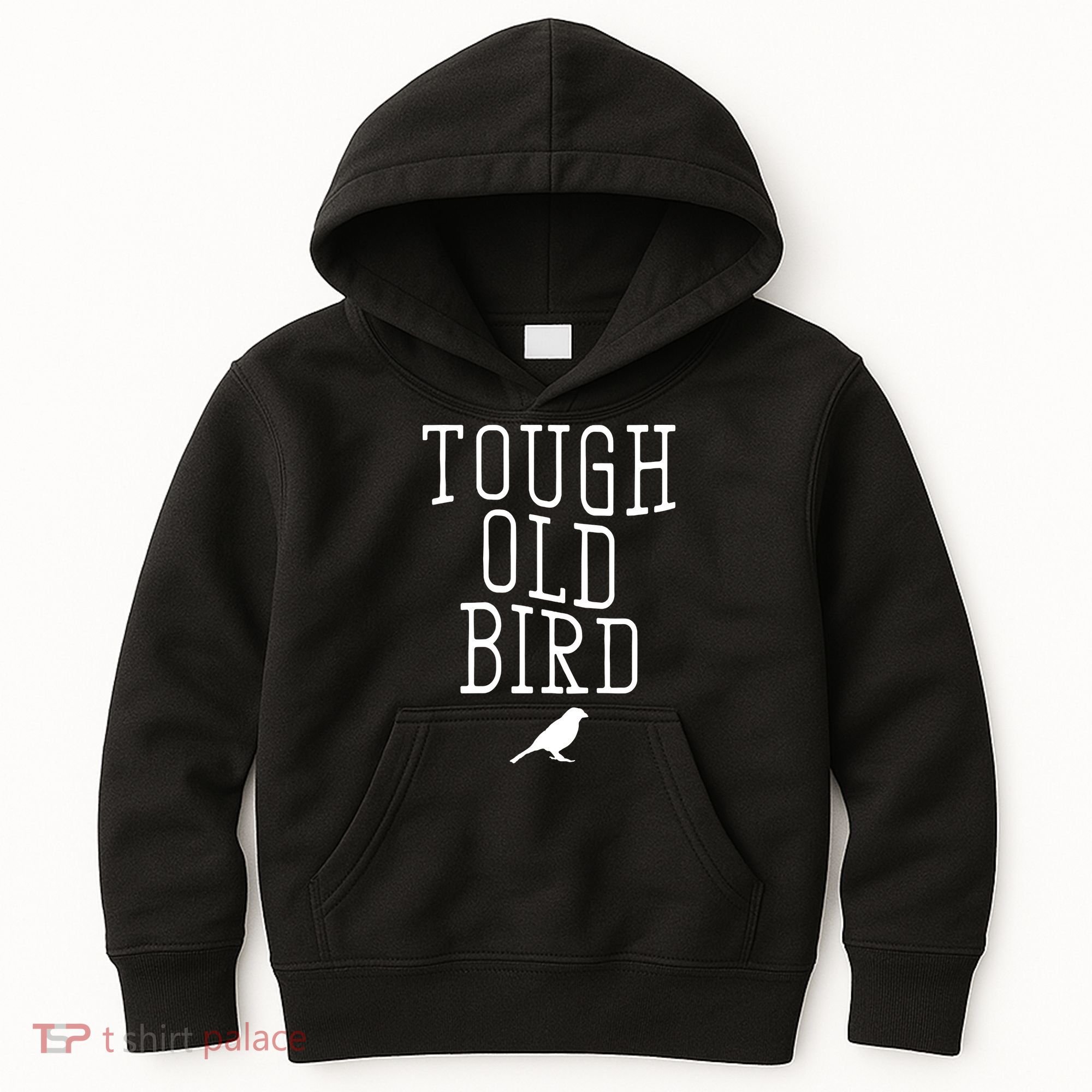 Tough Old Bird Kids Hoodie