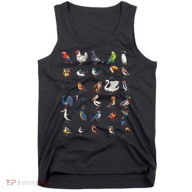 Types Of Birds Educational Tank Top