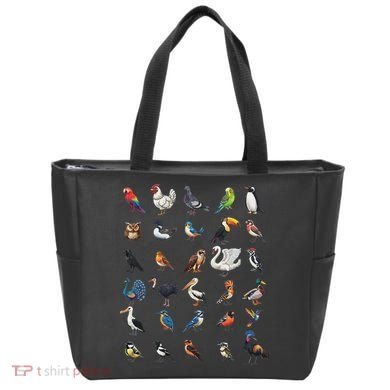 Types Of Birds Educational Tote Bag