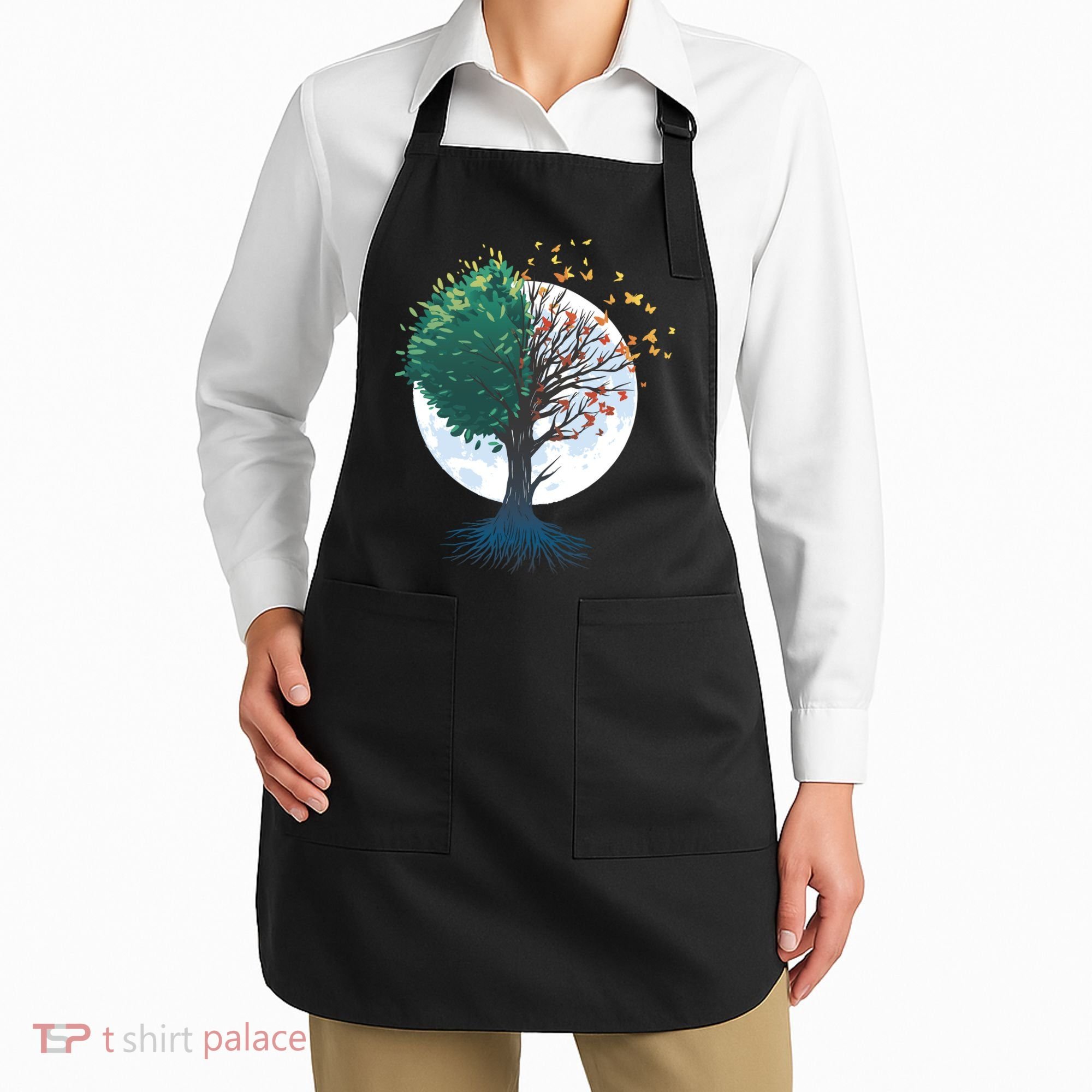 Tree Of Butterflies Apron