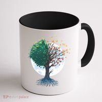 Tree Of Butterflies Coffee Mug thumb 1