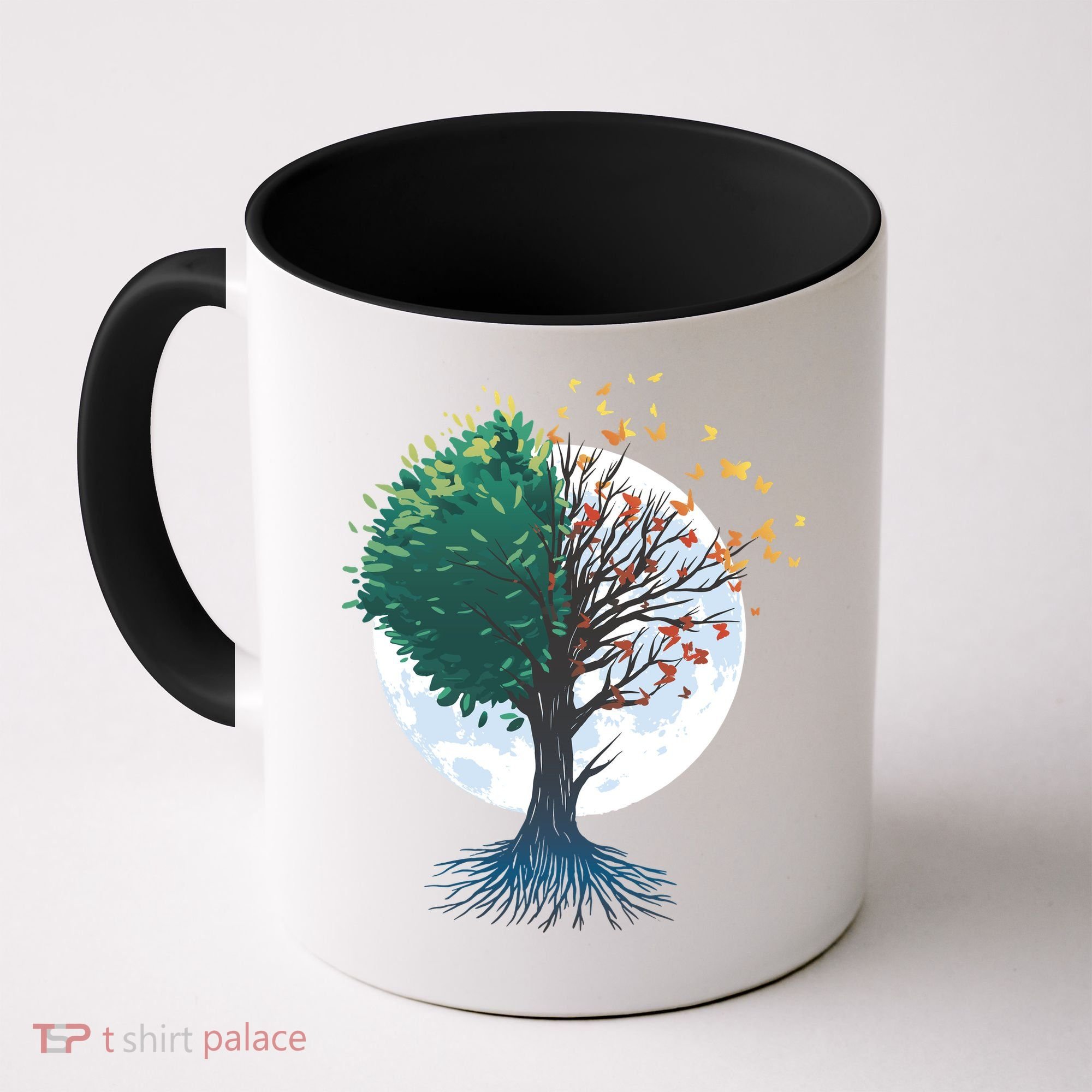 Tree Of Butterflies Coffee Mug