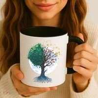 Tree Of Butterflies Coffee Mug thumb 3