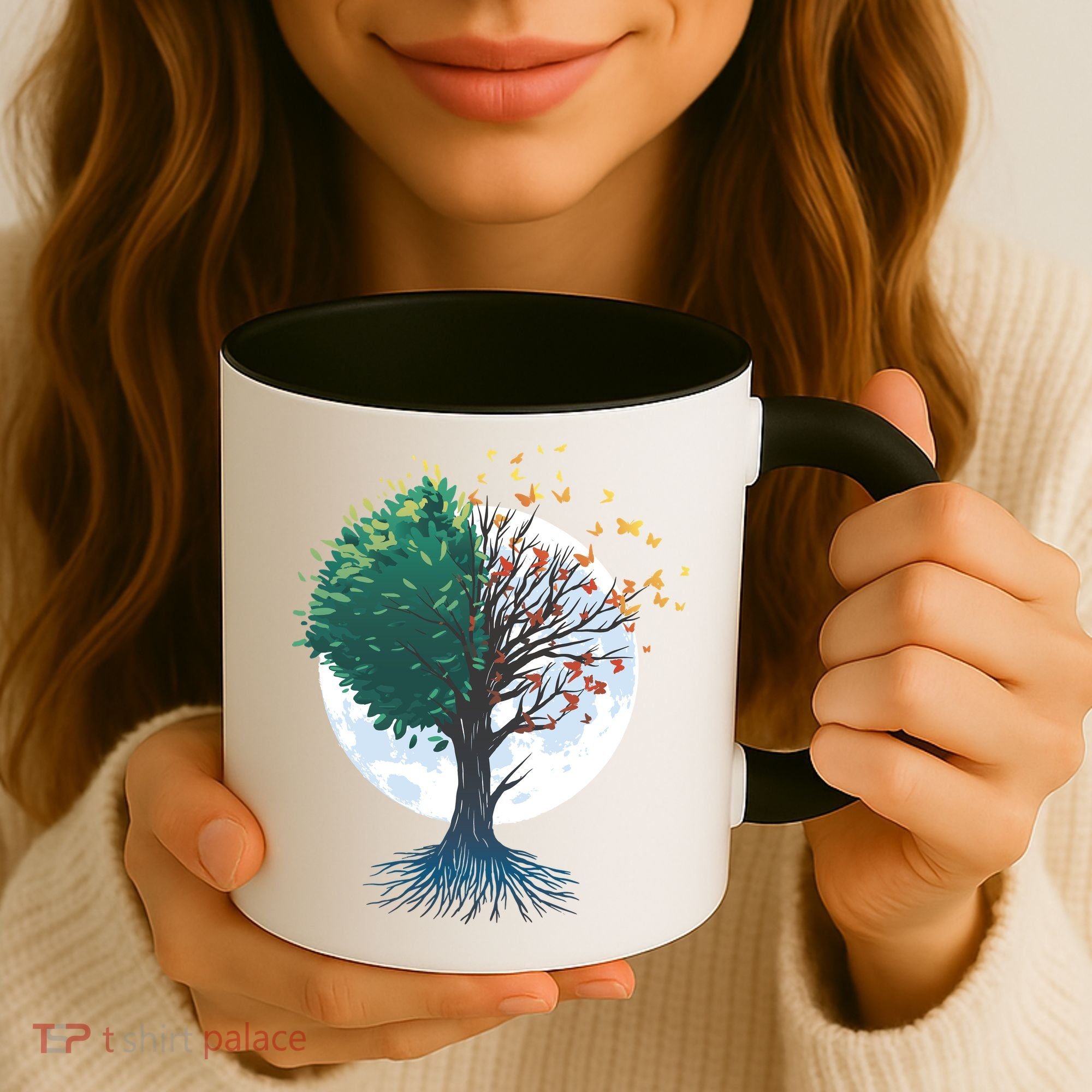 Tree Of Butterflies Coffee Mug