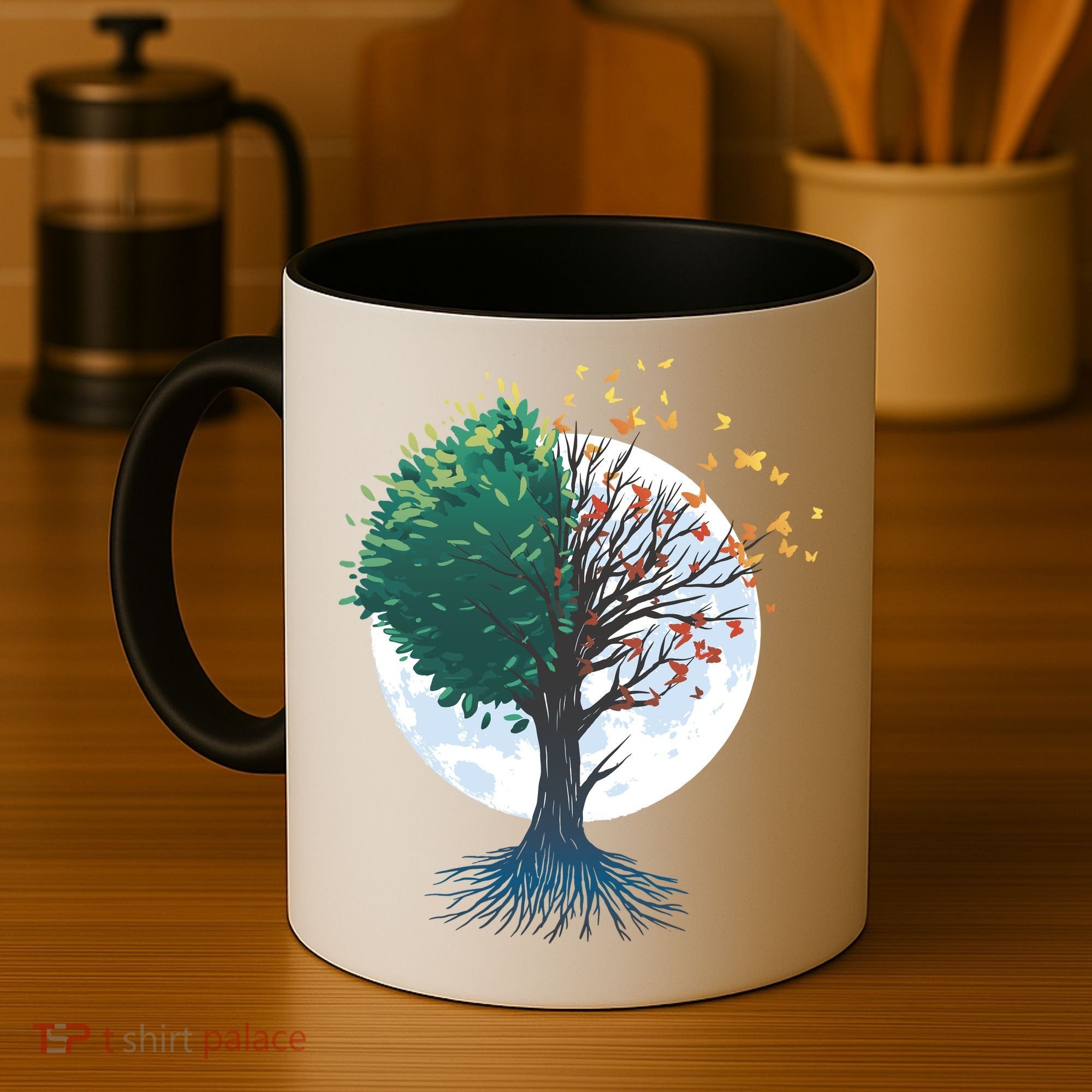 Tree Of Butterflies Coffee Mug