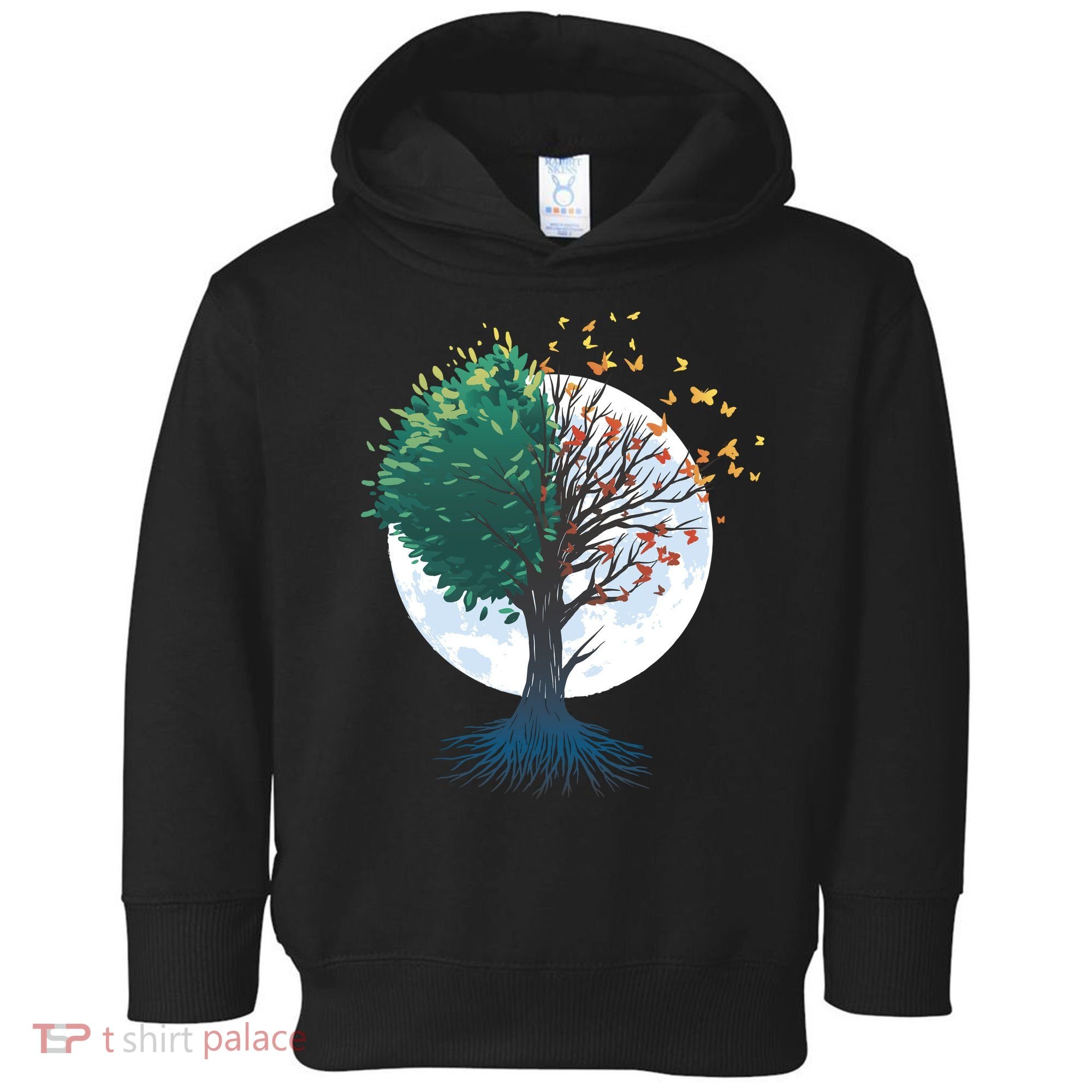 Tree Of Butterflies Toddler Hoodie