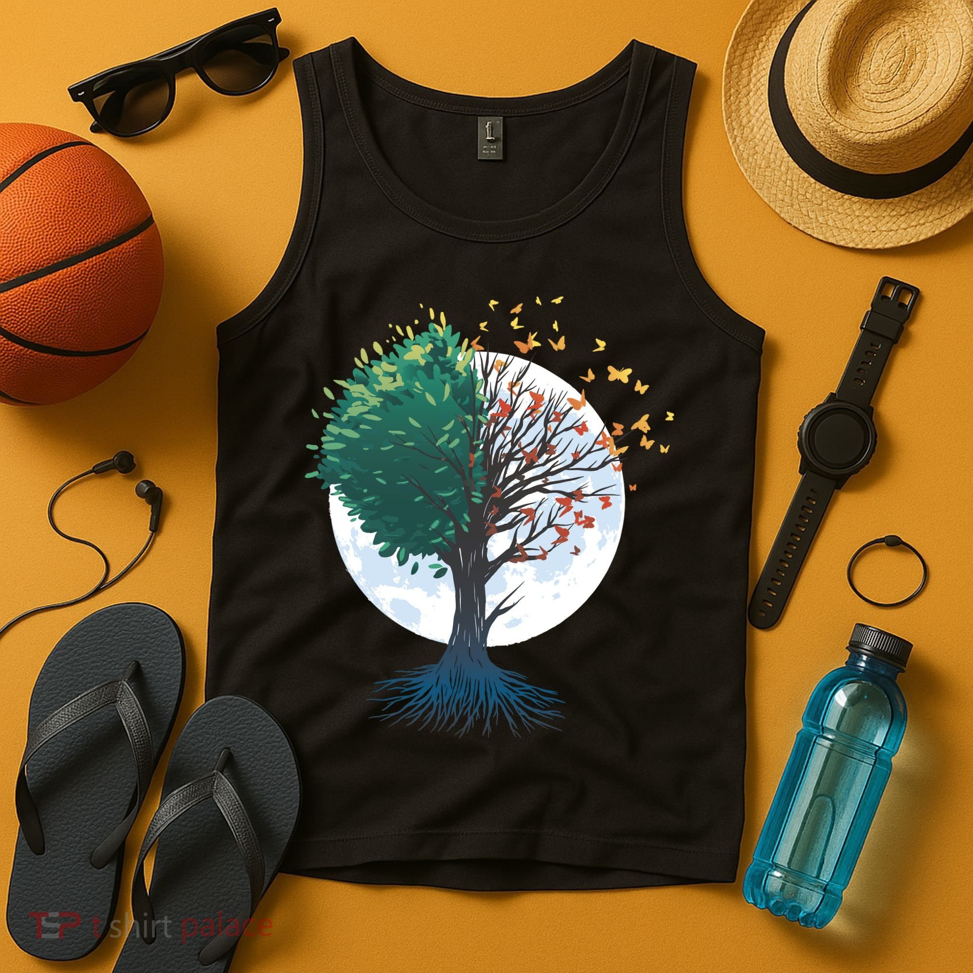Tree Of Butterflies Tank Top