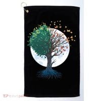 Tree Of Butterflies Golf Towel thumb 0