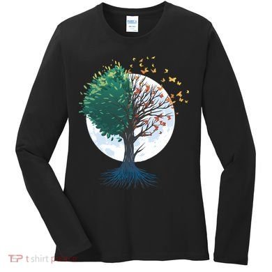 Tree Of Butterflies Women's Long Sleeve Shirt